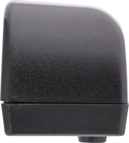 Produktbild: Hella® Kennzeichenleuchte hinten links/rechts, R10W, schwarz, quadratisch, 102 x 55 x 56,5 mm