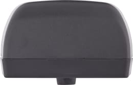 Produktbild: Hella® Kennzeichenleuchte hinten links/rechts, R10W, schwarz, quadratisch, 102 x 55 x 56,5 mm