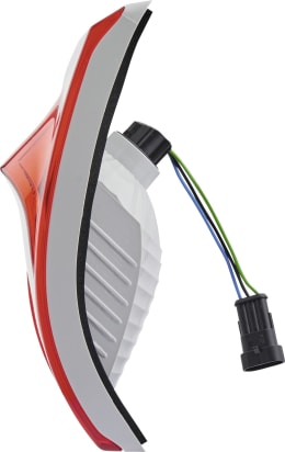 Produktbild: Hella® Schlussleuchte links/rechts 133 x 192 mm, Schluss-, Bremslicht