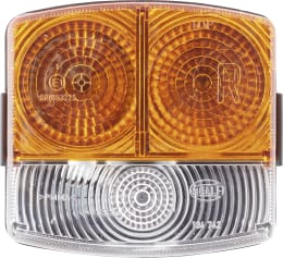 Produktbild: Hella® Blink- und Positionsleuchte quadratisch, links/rechts, 95 x 90 x 54,5 mm, Befestigung Anbau