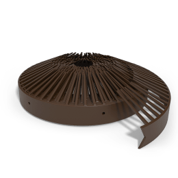 Produktbild: Valut Traufenlüftungskamm PVC 55mmx5m, braun