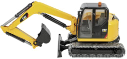 Produktbild: Bruder® Modell CAT® Minibagger mit Bauarbeiter 1:16