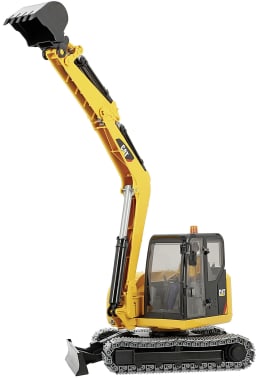 Produktbild: Bruder® Modell CAT® Minibagger mit Bauarbeiter 1:16