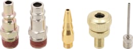 Set: Airpress Reifenfüllprüfer, 0 bis 10 bar, 1/4 IG, Euro NW 7,2 mm, Orion NW 5,5 mm, digital, batteriebetrieben
