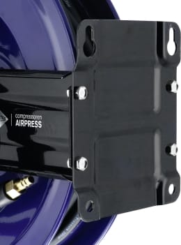 Produktbild: Airpress Schlauchaufroller für Druckluft, selbstaufrollend, schwenkbar, Wandmontage, 20 m