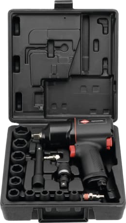 Produktbild: Airpress Schlagschrauber 1/2 1.112 Nm, Druckluft, Set im Koffer, Schlagnüsse, Verlängerung, Gelenk