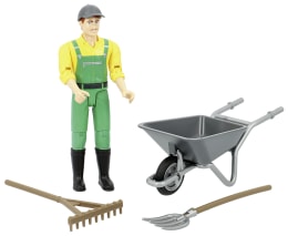 Produktbild: Bruder® Spielset Landwirt mit Zubehör