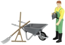 Produktbild: Bruder® Spielset Landwirt mit Zubehör