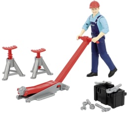 Produktbild: Bruder® Arbeitermodell Mechaniker mit Zubehör