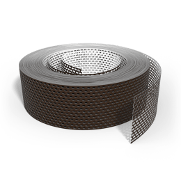 Produktbild: Valut Lüftungsband Alu, Weiß/Braun, 100 mm x 60 m