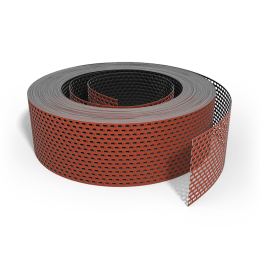 Produktbild: Valut Lüftungsband Alu, Rot/Schwarz, 100 mm x 60 m