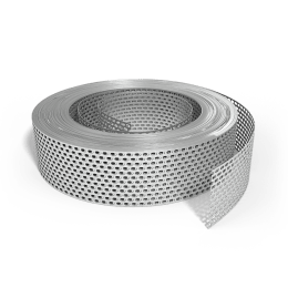Produktbild: Valut Lüftungsband 80 mm x 60 m, Alu blank, gelocht, Vogelschutzgitter