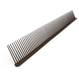 Produktbild: Valut Traufenlüftungskamm PVC 100mmx1m, braun