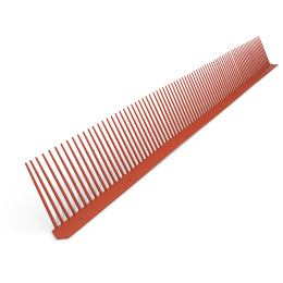Produktbild: Valut Traufenlüftungskamm PVC 100mmx1m Z, ziegelrot