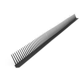 Produktbild: Valut Traufenlüftungskamm PVC 55 mm x 1 m, schwarz