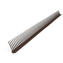 Produktbild: Valut Traufenlüftungskamm PVC 65mmx1m, braun