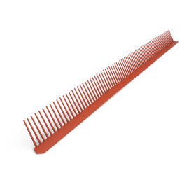 Produktbild: Valut Traufenlüftungskamm 65 mm x 1 m, ziegelrot