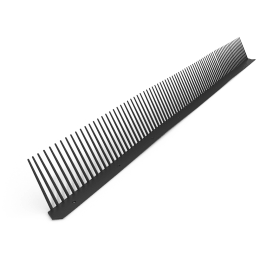 Produktbild: Valut Traufenlüftungskamm PVC 85mmx1m, schwarz