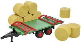 Produktbild: Bruder® Modell Ballentransportanhänger mit 8 Rundballen 1:16