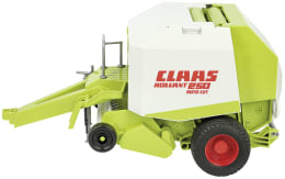 Produktbild: Bruder® Modell Claas Rundballenpresse Rollant 250 mit Rundballen 1:16