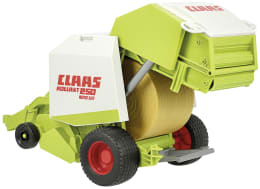 Produktbild: Bruder® Modell Claas Rundballenpresse Rollant 250 mit Rundballen 1:16