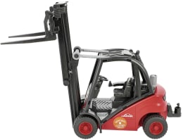Produktbild: Bruder® Modell Linde Gabelstapler H30D mit Anhängerkupplung und 2 Paletten 1:16