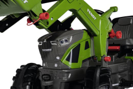Produktbild: Fendt Trettraktor 942 Vario mit Frontlader und Anhänger in Grün