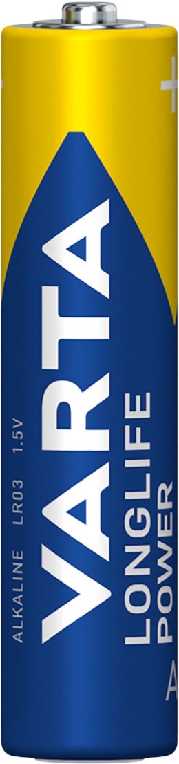 Produktbild: VARTA Batterie Alkaline Longlife Power AAA, Micro, LR03 1,5 V/1.220 mAh, 4 St. Blister