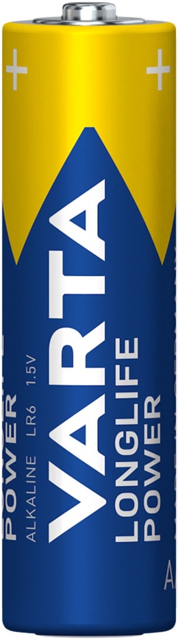 Produktbild: VARTA Batterie Alkaline Longlife Power AA, Mignon, LR6 1,5 V/2.950 mAh, 4 St. Blister