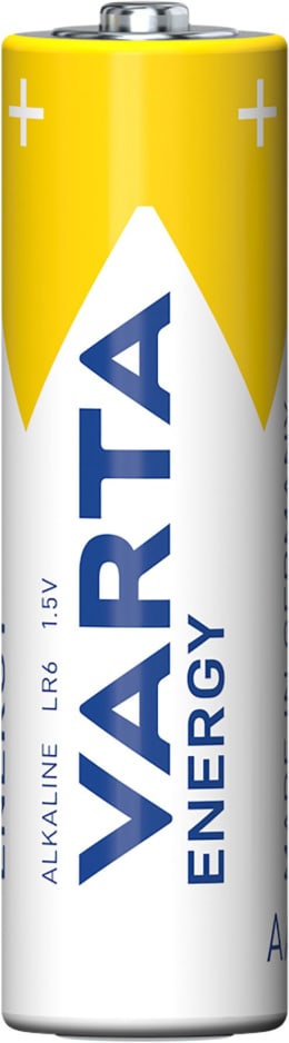 Produktbild: VARTA Batterie Alkaline Energy AA, Mignon, LR6 1,5 V/2.800 mAh, 10 St. Packung