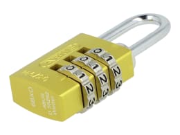 Produktbild: ABUS Zahlenschloss 145 color 145/20 Color Rainbow Kofferschloss, Spindschloss, Aluminium-Vorhängeschloss