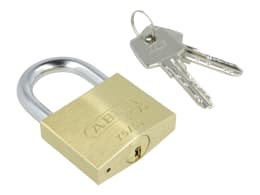 Produktbild: ABUS Vorhangschloss Extra Classe 75/50 Torschloss, Kellerschloss, wetterfest, Messingschloss