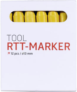 Set: Tip Top Signierkreide gelb 13 mm, für Reifen, 12 St.