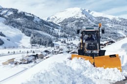 Produktbild: kugelmann Schneepflug VS Höhe Schild 74 cm mit klappbaren Flügeln und Drehklappen