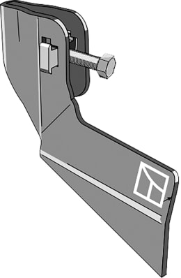 Technische Zeichnung: Industriehof® Flachhäufler links, 140 mm, für Schmotzer Hackmesser bis 240 mm, 1.10.1107