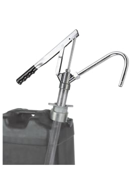 Produktbild: SAMOA® Mehrzweckpumpe MZ-02/20 für 20/25-Liter-Kanister mit gebogenem Auslaufrohr und Pumpenhalter
