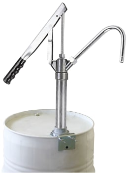 Produktbild: SAMOA® Mehrzweckpumpe MZA-02/50 für 50/60-Liter-Fässer mit gebogenen Auslaufrohr und Tropfstop 09525