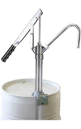 Produktbild: SAMOA® Mehrzweckpumpe MZA-02/50 für 50/60-Liter-Fässer mit gebogenen Auslaufrohr und Tropfstop 09525