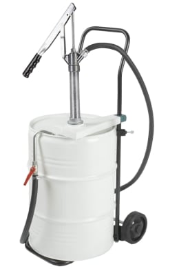 Produktbild: SAMOA® Mehrzweckpumpe MZ-02/50 mobil für 50/60 Liter Fässer mit 1,5 m Gummischlauch und Kugelhahn