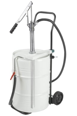 Produktbild: SAMOA® Mehrzweckpumpe MZ-02/50 mobil für 50/60 Liter Fässer mit 1,5 m Gummischlauch und Kugelhahn
