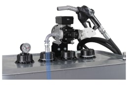Produktbild: SAMOA® Dieselmatic® plus 100 Typ S mit Automatik-Zapfpistole AP 120, Elektropumpe für das Betanken mit Diesel