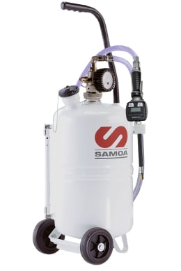 Produktbild: SAMOA® Profi-Ölspender PumpMaster DVP-25/DHZ mit Elektronik-Handdurchlaufzähler