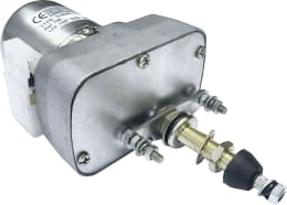 Produktbild: Scheibenwischermotor 12 V, Wischwinkel 105 °, 80 mm, Ø Welle 8 mm x M 6 AG für Traktor Fendt Farmer 100