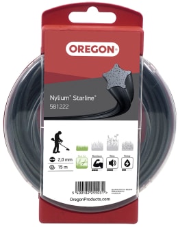 Produktbild: Oregon® Mähfaden Nylium® Starline® 5-Kant mit Aluminiumpartikel