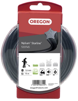 Produktbild: Oregon® Mähfaden Nylium® Starline® 5-Kant mit Aluminiumpartikel