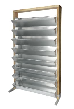 Produktbild: bellissa Vertikales Hochbeet INALTO L8 silber, natur