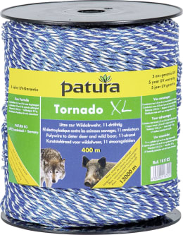 Produktbild: Patura Litze Tornado XL blau, weiß