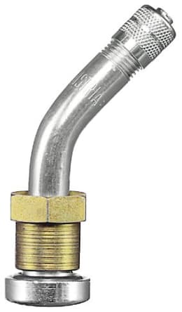 Produktbild: Tip Top Metallventil Premium Linie, gebogen, außenliegendes Ventil, 45 °, Länge 58 mm, für Stahlräder LKW, Bus