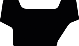 Produktbild: Fußmatte Gummi schwarz, für Valtra Traktor G-Serie, ab Bj. 09.20
