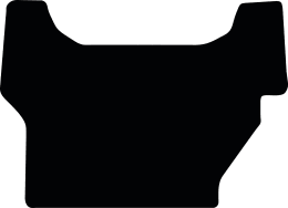 Produktbild: Fußmatte Velours schwarz, für Valtra Traktor G-Serie mit Mauser Hopfenkabine, ab Bj. 09.20